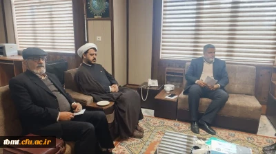 نشست رئیس مجمع اندیشمندان آزادی خواه با فرماندار ویژه شهرستان تربت حیدریه 