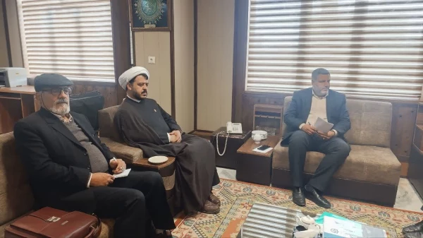 نشست رئیس مجمع اندیشمندان آزادی خواه با فرماندار ویژه شهرستان تربت حیدریه  2