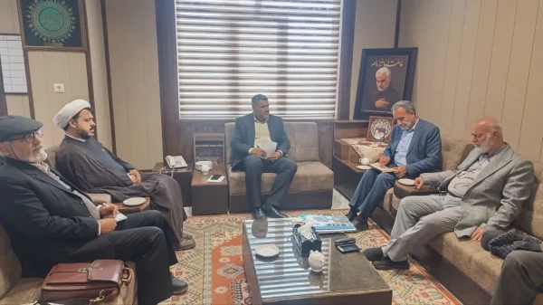 نشست رئیس مجمع اندیشمندان آزادی خواه با فرماندار ویژه شهرستان تربت حیدریه  3