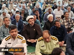 حضور دانشجویان و کارکنان دانشگاه فرهنگیان شهید رجایی تربت حیدریه در نماز جمعه و راهپیمایی جمعه های خشم و نصر  3