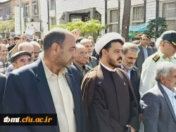 حضور دانشجویان و کارکنان دانشگاه فرهنگیان شهید رجایی تربت حیدریه در نماز جمعه و راهپیمایی جمعه های خشم و نصر  5