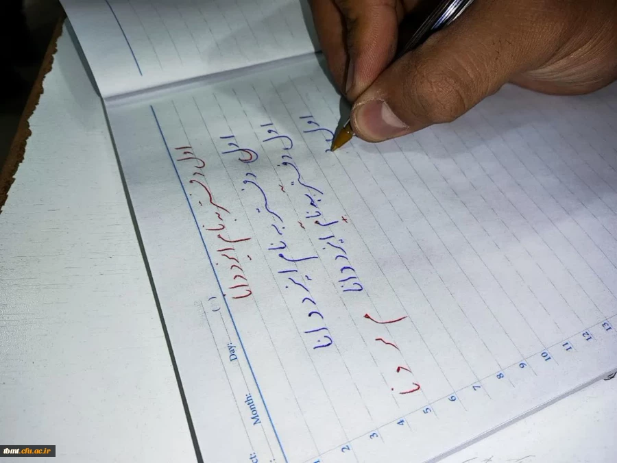 برگزاری کلاس های خوشنویسی تحریری در دانشگاه فرهنگیان 4