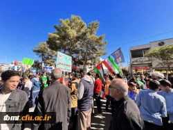 حضور پرشور دانشجومعلمان دانشگاه فرهنگیان تربت حیدریه در راهپیمایی یوم الله ۱۳ آبان 3
