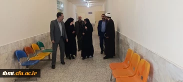بازدید سرکارخانم دکتر زارع، مدیرکل منابع انسانی دانشگاه فرهنگیان، از واحد های شهید رجایی و امام خمینی تربت حیدریه 