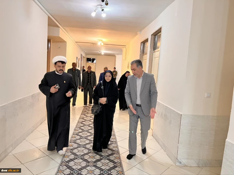 بازدید سرکارخانم دکتر زارع، مدیرکل منابع انسانی دانشگاه فرهنگیان، از واحد های شهید رجایی و امام خمینی تربت حیدریه  4