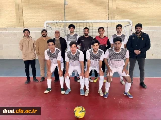 پیروزی تیم فوتسال دانشگاه فرهنگیان تربت حیدریه در دومین بازی مسابقات بین دانشگاهی