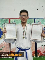 موفقیت درخور توجه امیرمحمد باعزم در مسابقات استانی کاراته 2